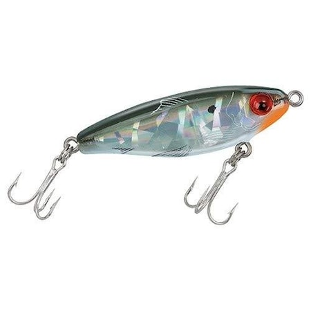 Mirrolure Mirrodine Xl Broken Glass Suspending Twitchbait 3 18, 916 Oz, Green BackWhiteSilver Broken Gla 27MR-18SBG